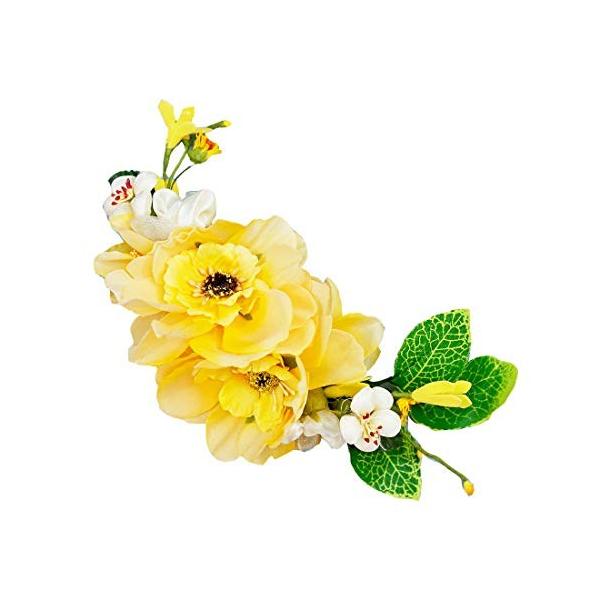 ヘッドドレス 髪飾り 花かんむり 花嫁 ウエディング ヘッドドレス Fhds013yw Pindo Com Py