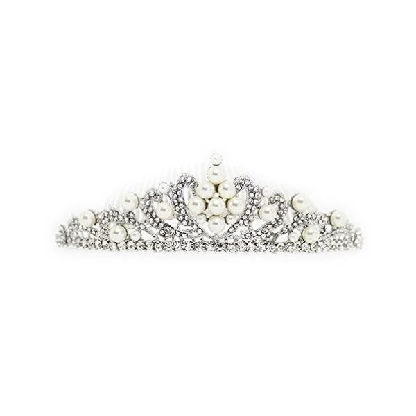ザファンタジー Thefantasy ティアラ 価格交渉ok送料無料 結婚式 ウエディング 披露宴 Ft9059plsr ブライダル 花嫁 髪飾り Tiara F