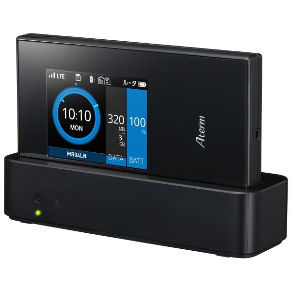 Nec Simロックフリー Lte モバイルルーター Aterm Mr04ln 3bクレードル付属 デュアルsim 対応 Micros