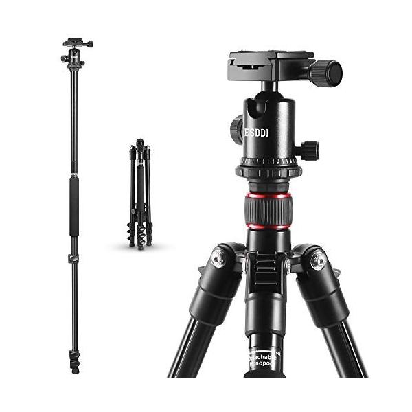 新作からsaleアイテム等お得な商品 満載 カメラ用三脚 4段 中型 アルミ製 一脚可変式 自由雲台付き クイックシュー式 一眼レフカメラ デジタルカメラ ビデオカメラ三脚 収納バッグ