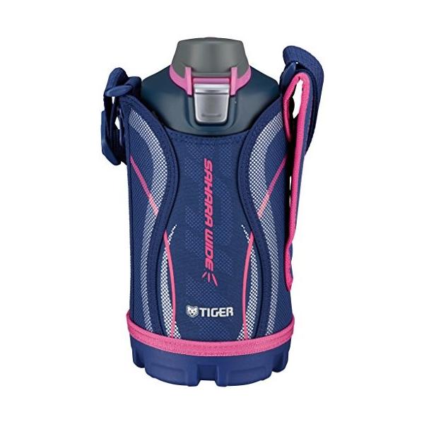 タイガー 水筒 800ml 直飲み ステンレス スポーツ ボトル ポーチ付き サハラ ネイビー Mme C080 A Tiger