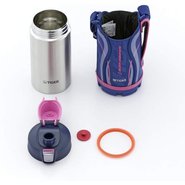 タイガー 水筒 800ml 直飲み ステンレス スポーツ 市場 サハラ Mme C080 A ボトル ポーチ付き Tiger ネイビー