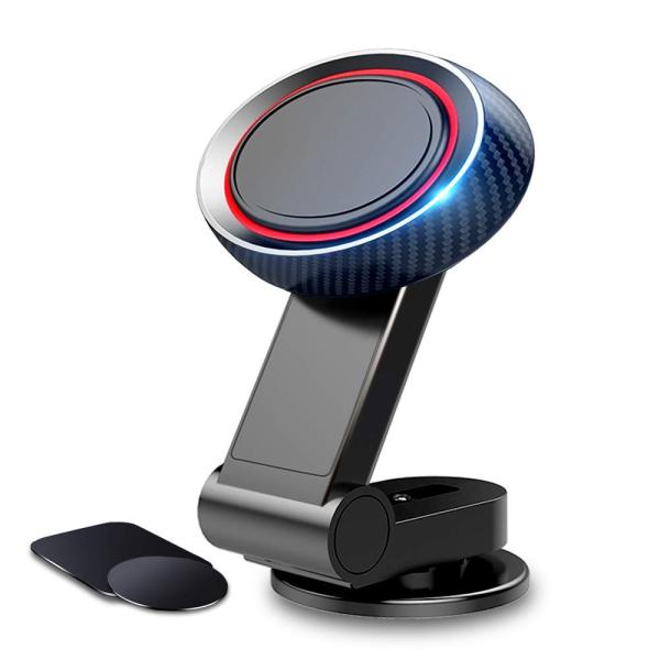 車載ホルダー マグネット スマホホルダー 車載スタンド 車 スマホスタンド 落 片手操作 超強力磁気 角度調整自由 蔵 携帯ホルダー 粘着式