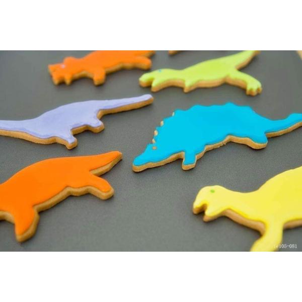 Gwholeクッキー型 低廉 恐竜 ドラゴン 型抜き キャラクター 8個セット ステンレスかわいい