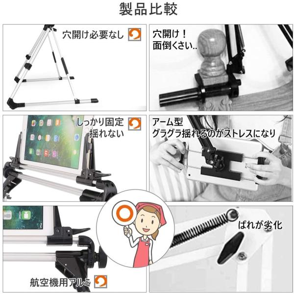 Iegeek Ipadスタンド 折りたたみ式 ゴロ寝スマホ タブレット用スタンド 寝ながらipadホルダー 軽量 高さ調整可能 Ipad M Www Constructorajimenez Com