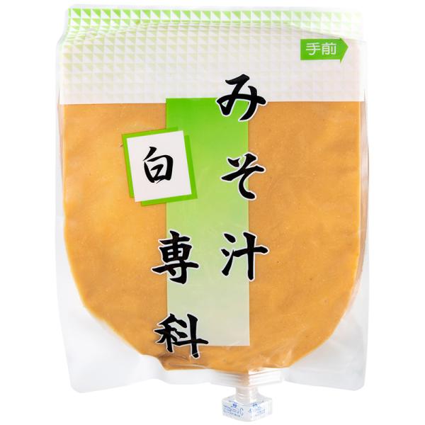 業務用 みそ汁サーバー専用 みそ汁専科 白３kg ４個入 プロユース だし入り サーバー用味噌 味噌汁サーバー 米味噌 信州味噌 白みそ 白味噌 液体味噌 ひかり味噌