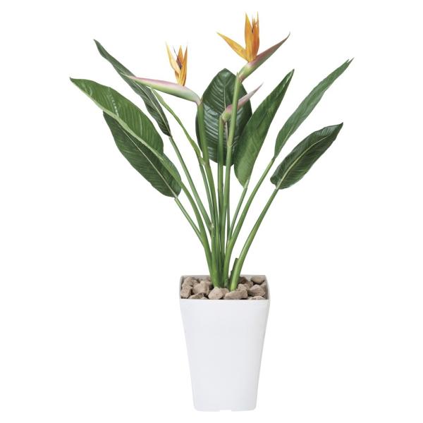 ストレチア　ストレリチア　観葉植物　光触媒　
定価43560円 フェイクグリーン 光触媒 人工観葉植物 光の楽園 ストレチアS花付 高さ