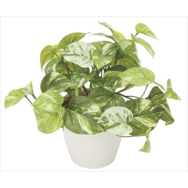 光触媒 光の楽園 マーブルポトス インテリアグリーン 人工観葉植物 6g35 造花と観葉植物の専門店 光の楽園