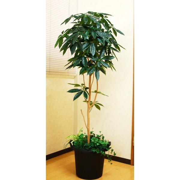 フェイクグリーン 光の楽園 光触媒 人工観葉植物 パキラツリー