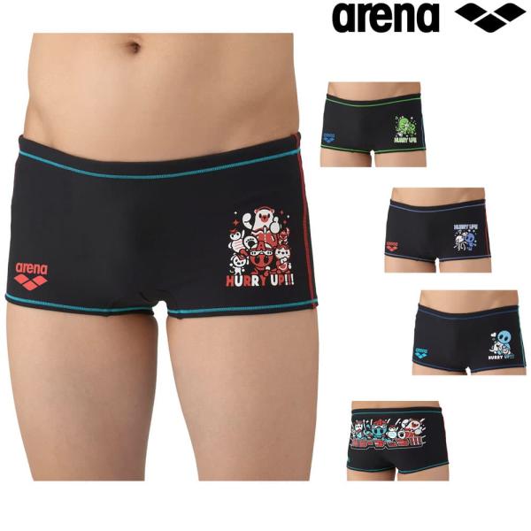 アリーナ ARENA 競泳水着 練習用水着 メンズ トレーニングスパッツ ショートレッグ タフスーツ アリーナ君 タフスキンE 競泳練習水着 2025年秋冬モデル AS5FWM01M