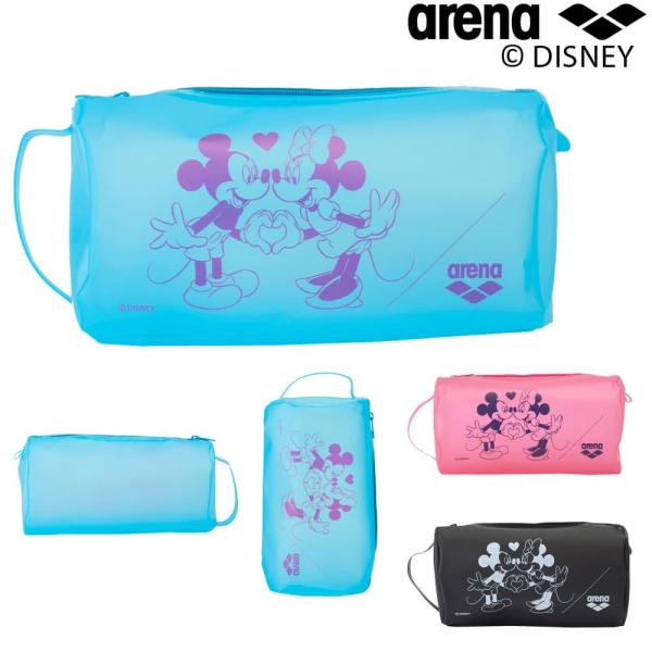アリーナ ARENA 水泳 プルーフバッグ S ディズニー “ ミッキー”“ ミニー”プルーフポーチ スイミングバッグ 2026年秋冬モデル AS6FBZ84U