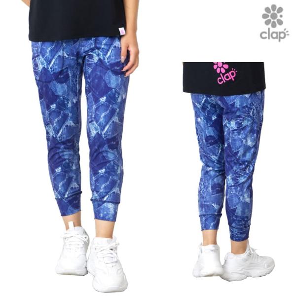 クラップ CLAP デニムポケット クロップドパンツ レディース スポーツ