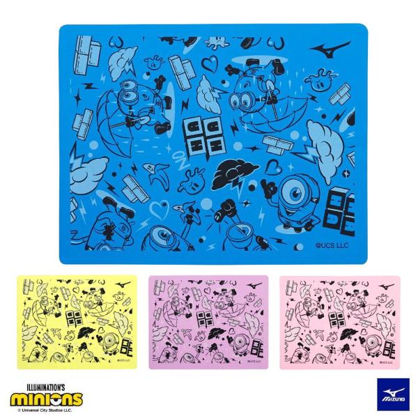 ミズノ MIZUNO 水泳 スイムタオル 吸水タオル セームタオル ミニオンズ MINIONS 2026年秋冬モデル N2JYD598
