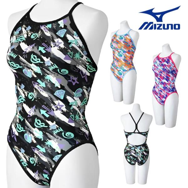 いなりかずき 水羽ミモリ(水着) SP 2枚セット MIZUNO（ミズノ）】レディース 競泳用 トレーニング水着 EXER