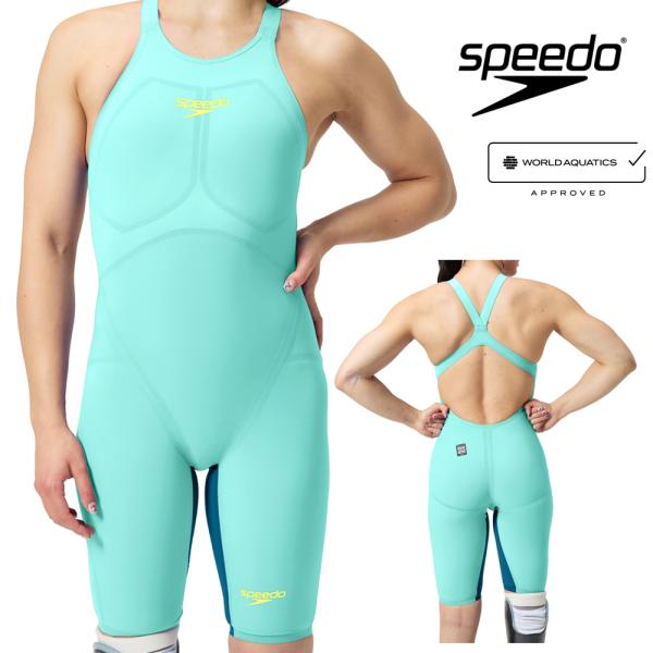 スピード SPEEDO 競泳水着 レディース FASTSKIN LZR Pure Valor 2.0 ファストスキンレーザーピュアヴァラー ウィメンズ オープンバック ニースキン WA承認モデル 競泳全種目向き 高速水着 SCW12402F...