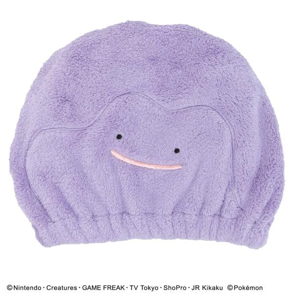 タオルキャップ ヘアーキャップ ポケットモンスター メタモン サンタン マイクロファイバー 吸水タオル 水泳小物 スイミング プール タオル SNT-PM-0014