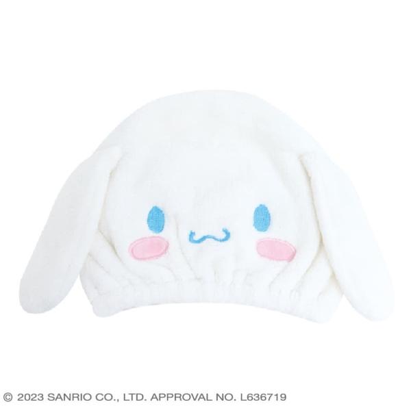 タオルキャップ ヘアーキャップ サンリオキャラクター シナモロール サンタン マイクロファイバー 吸水タオル 水泳小物 スイミング プール タオル SNT-SR-0151