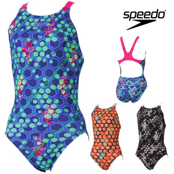 speedo（スピード） 競泳水着 練習用水着 レディース ヘキサゴナル
