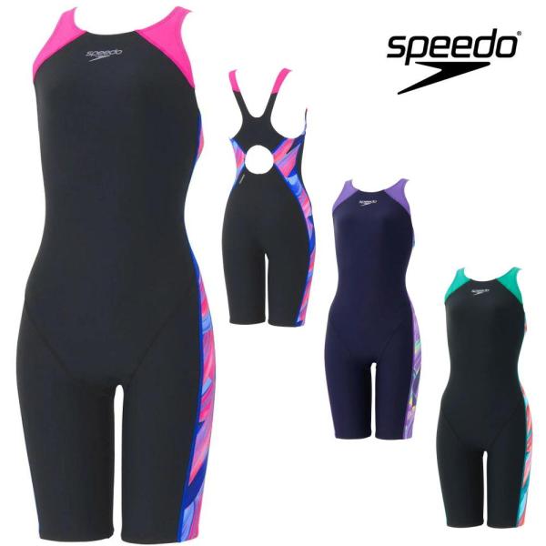 スピード SPEEDO 競泳水着 練習用水着 レディース ブラッシーシャドウターンズパズルミニオープンバックニースキン  ENDURANCE ECO 2026年秋冬モデル STW12653
