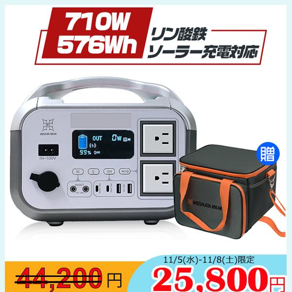 ポータブル電源 ソーラーパネル セット 大容量 小型 コンパクト