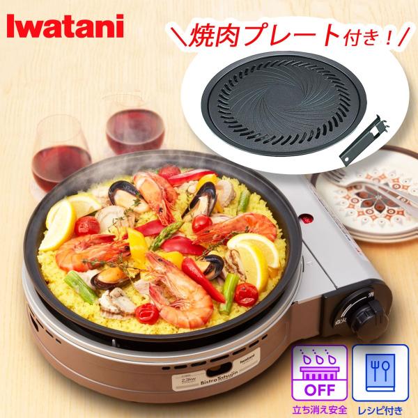 Iwatani（イワタニ） [お得]焼肉プレートLセット（取っ手付）カセット