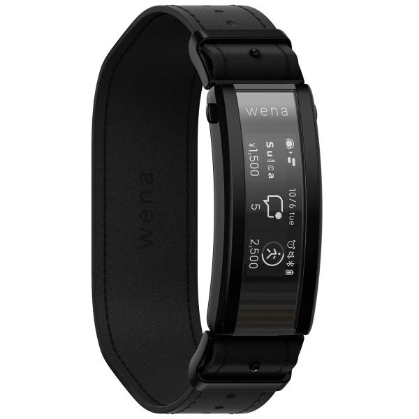 SONY wena 3 leather Premium Black スマートウォッチ WNW-C21A SONY wena 3 leather Premium Black スマートウォッチ WNW-C21A