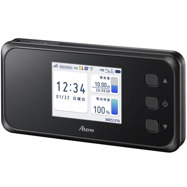 NEC NEC Aterm MR51FN Wi-Fi 5Gモバイルルーター dual_band 最大3.8