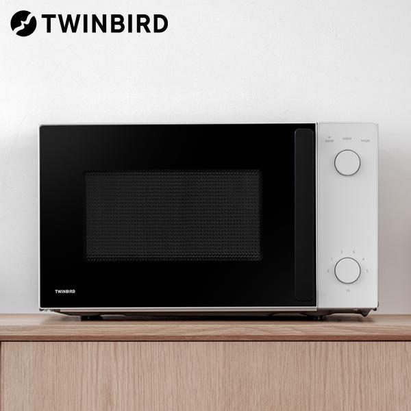 ツインバード（TWINBIRD） 電子レンジ 17L ヘルツフリー 白 単機能