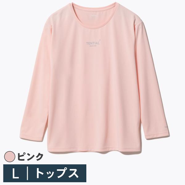 TENTIAL BAKUNE Dry Women’s長袖Tシャツ ピンク Lサイズ 25SSBA007W00030006N