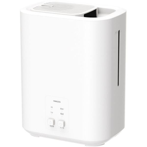 山善（YAMAZEN） スチーム式加湿器 上部給水 タンク容量3L 最大加湿量