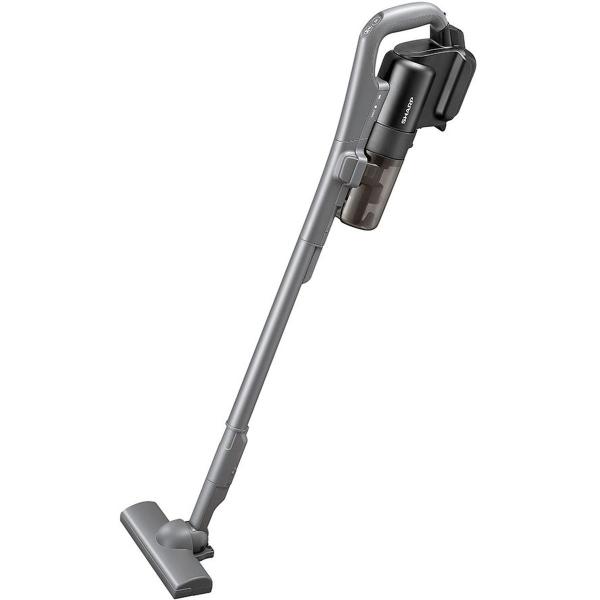 SHARP シャープ コードレス スティック掃除機 アッシュグレー サイクロン式 軽量1.2kg　コンパクト 新生活 1人暮らし　1部屋掃除 EC-PT2-H
