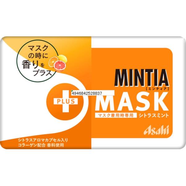 メール便で送料無料　ミンティア ＋MASK シトラスミント　50粒×10個セット　お菓子