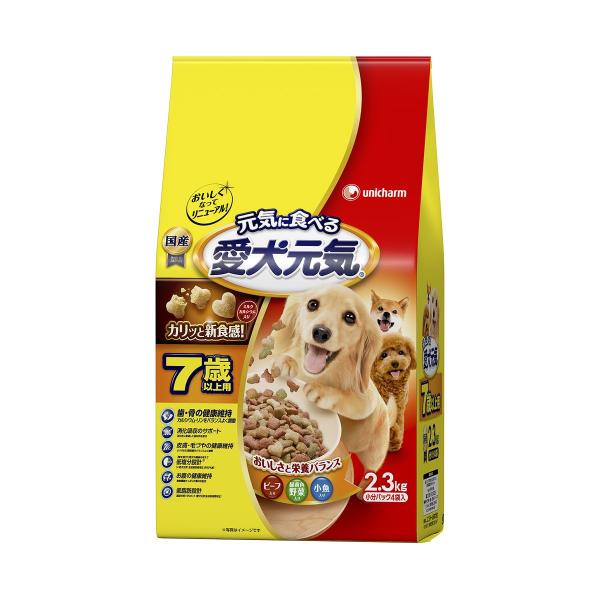 unicharm（ユニチャーム） 愛犬元気7歳以上用ビーフ・緑黄色野菜・小魚
