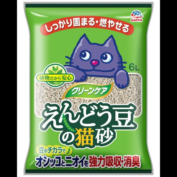 他サイト： クリーンケア エンドウ豆ノ猫砂 6L×5の商品画像