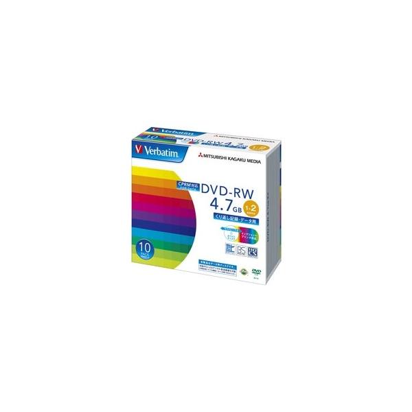 Verbatim DVD-RW 4.7GB 2�{���Ή� 10�� �� DHW47NDP10V1