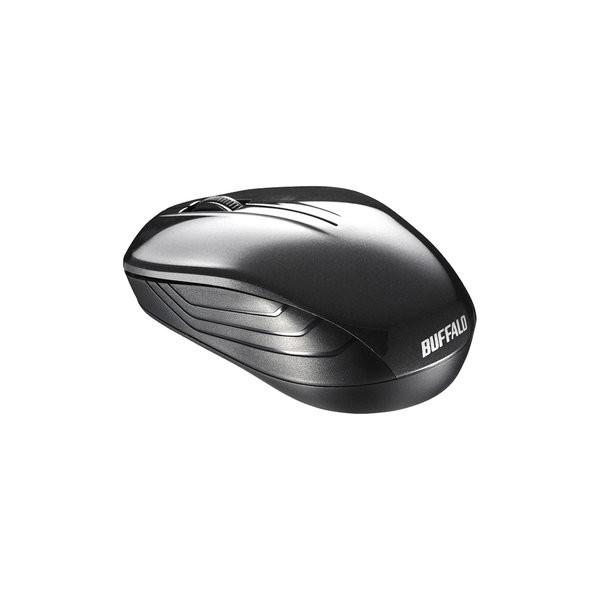 �o�b�t�@���[�i�T�v���C�j ���� BlueLED 3�{�^���X�^���_�[�h�}�E�X �u���b�N BSMBW107BK