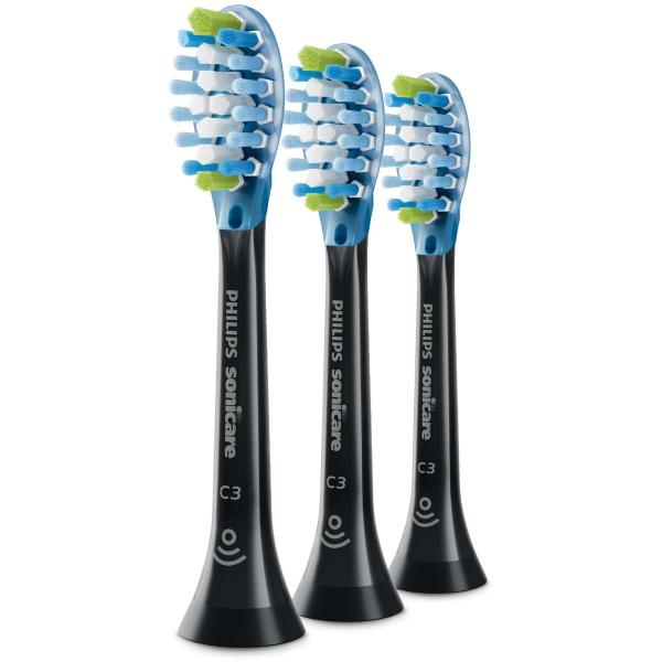 他サイト： PHILIPS ソニッケアー　プレミアムクリーン　ブラシヘッド　レギュラー　ブラック【3本入】 HX9043/96の商品画像