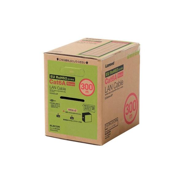 �G���R�� LAN�P�[�u��/CAT6A/�R�l�N�^����/�����b�N�X/300m/�z���C�g LD-GPAL/WH300RS