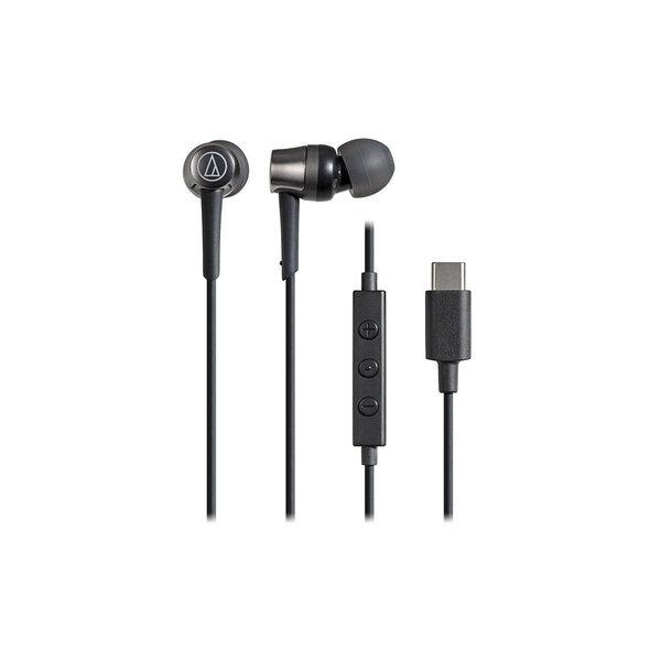 �I�[�f�B�I�e�N�j�J USB Type-C�p�C���z�� �u���b�N ATH-CKD3C_BK