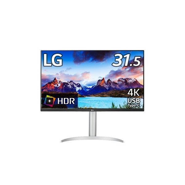 LG Electronics Japan 液晶ディスプレイ 31.5型/3840×2160/ホワイト 