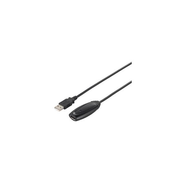 �o�b�t�@���[�i�T�v���C�j USB2.0���s�[�^�[�P�[�u��(A to A) 5m �u���b�N BSUAAR250BK