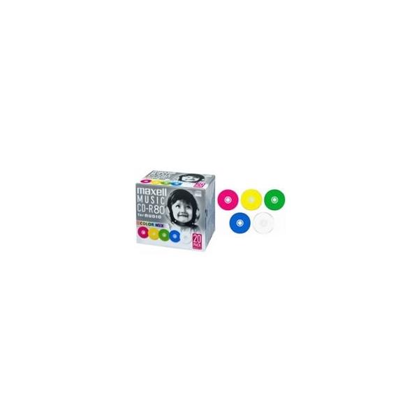 maxell ypCD-R 80 J[[x 20P CDRA80MIX.S1P20S