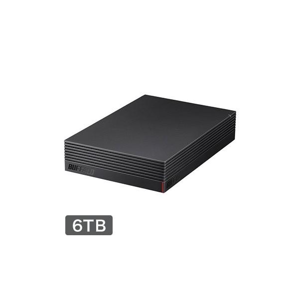 �o�b�t�@���[ USB�ڑ� �O�tHDD PC��TV�p 6TB �u���b�N HD-NRLD6.0U3-BA