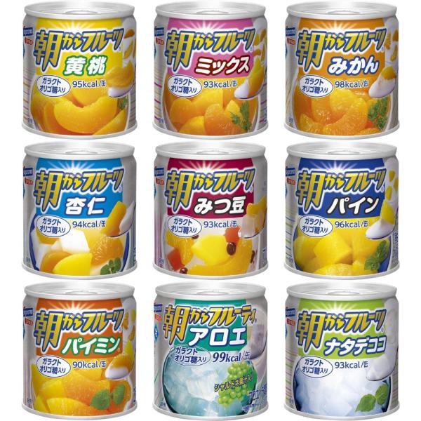 はごろもフーズ はごろも 朝からフルーツ 缶詰 9種セット 各1個