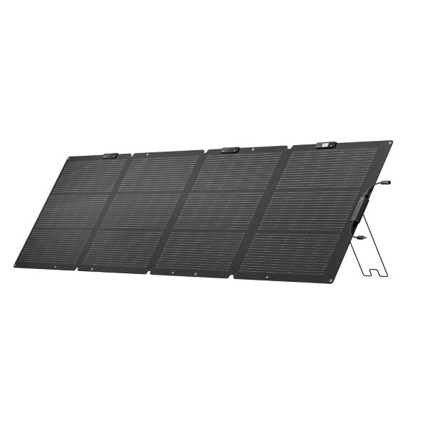 EcoFlow エコフロー 220W ポータブルソーラーパネル 25%高変換効率 NextGenソーラーパネル 軽量折りたたみ式ソーラーパネル サポートスタンド付き IP68防水