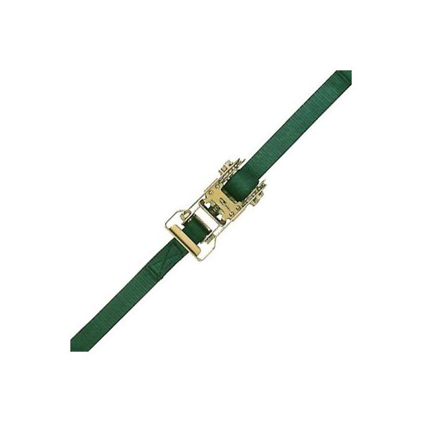 重荷重用ラチェット式ラッシングベルト　25mm巾　アイ平加工　5M　lbgor05-i-5