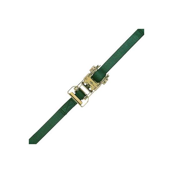 重荷重用ラチェット式ラッシングベルト　25mm巾　ナローフック　5M　lbgor05-n-5