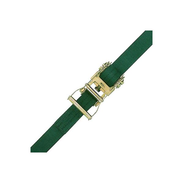 重荷重用ラチェット式ラッシングベルト　35mm巾　アイ絞り　7M　lbgor20-7