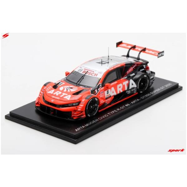 ミニカー Spark ARTA MUGEN CIVIC TYPE R-GT #8 1/43 1/43 Spark ARTA MUGEN CIVIC TYPE R-GT No.8 ARTA GT500 SUPER GT