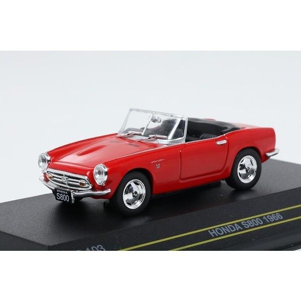 1/43 ホンダS800 オープンモデル　美品 ミニカーショップ ケンボックス 国産名車コレクションホンダS800